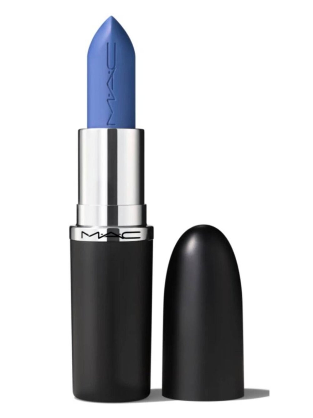 MAC Cosmetics MACximal Sleek Satin Lipstick in Tilted Denim Blue